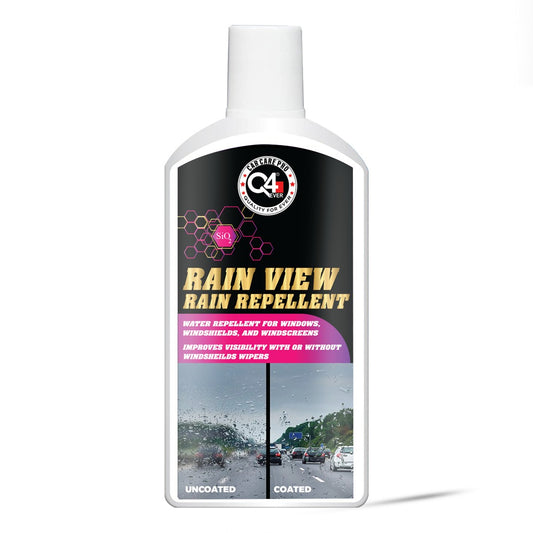 Q4 EVER Rain View Rain Repellent | See Clearly. Drive Safely